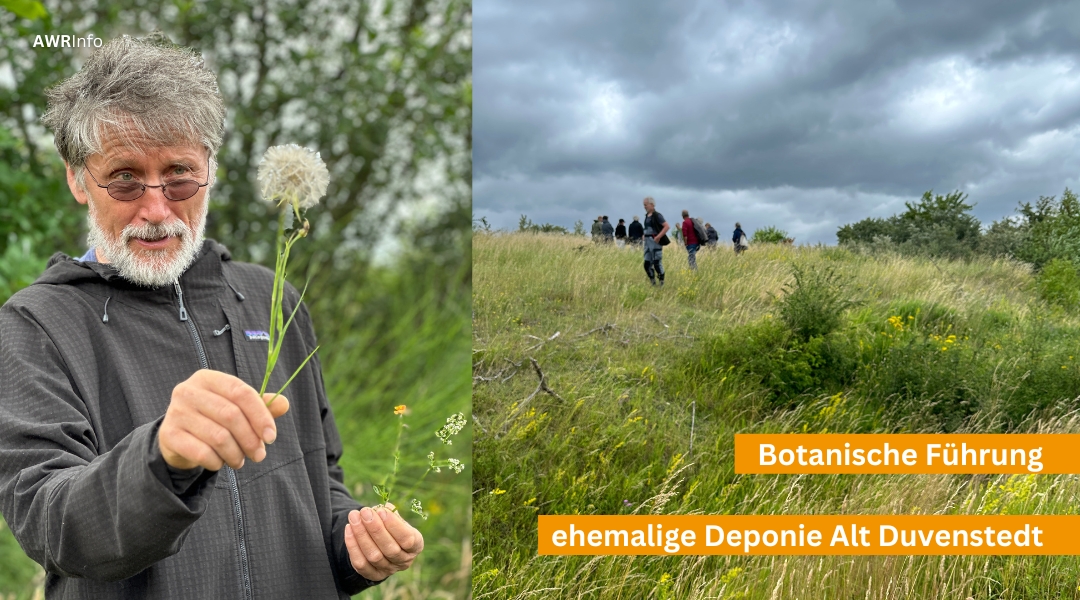 Erlebnisreiche Führung über die ehemalige Deponie